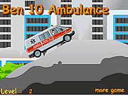 Флеш игра онлайн Бен 10 Скорая Помощь / Ben 10 Ambulance
